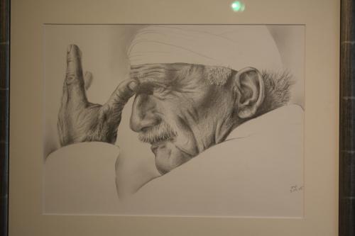 old fisherman sketch