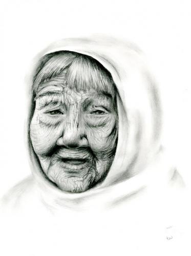 inuit woman portrait